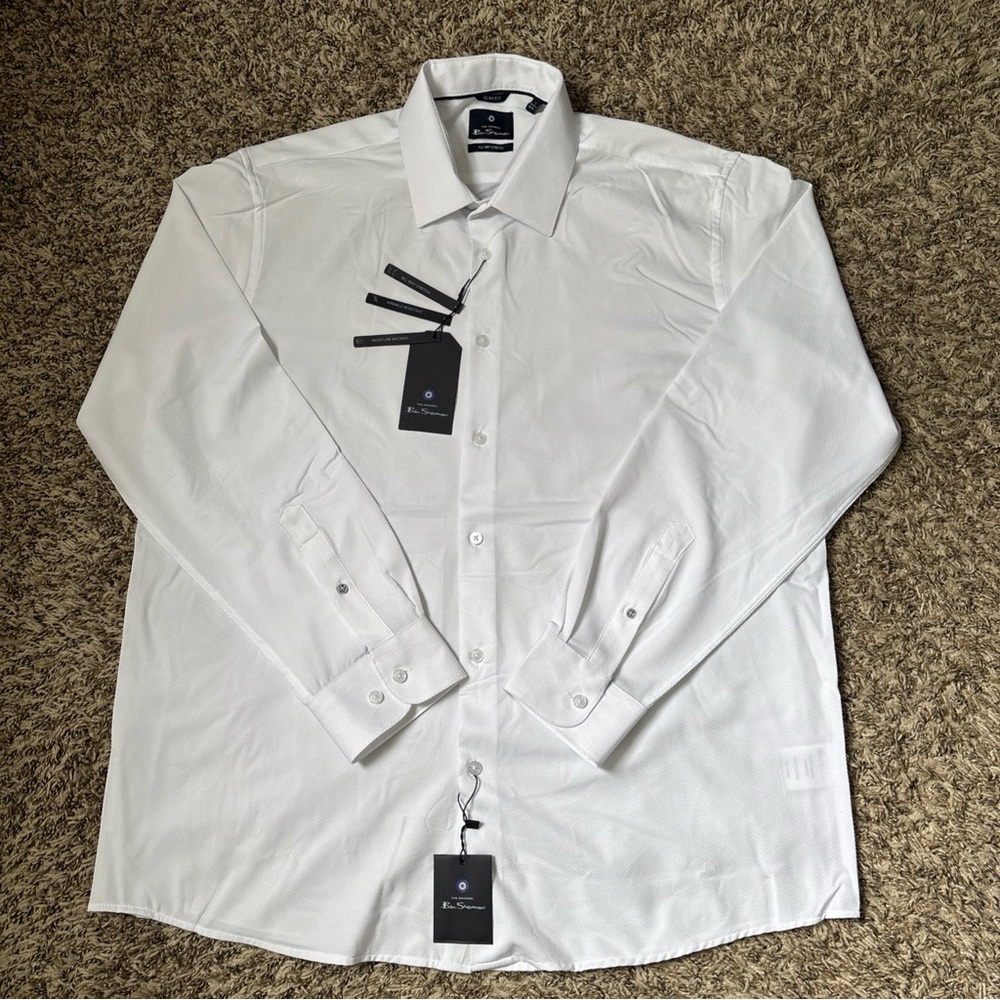 Classic White Dress Shirt by Ben Sherman